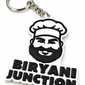 Custom Logo Keychain – Personalized 3D Printed Keyring