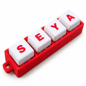 Personalized Name Clicker Fidget – Custom 3D Printed Fidget Toy